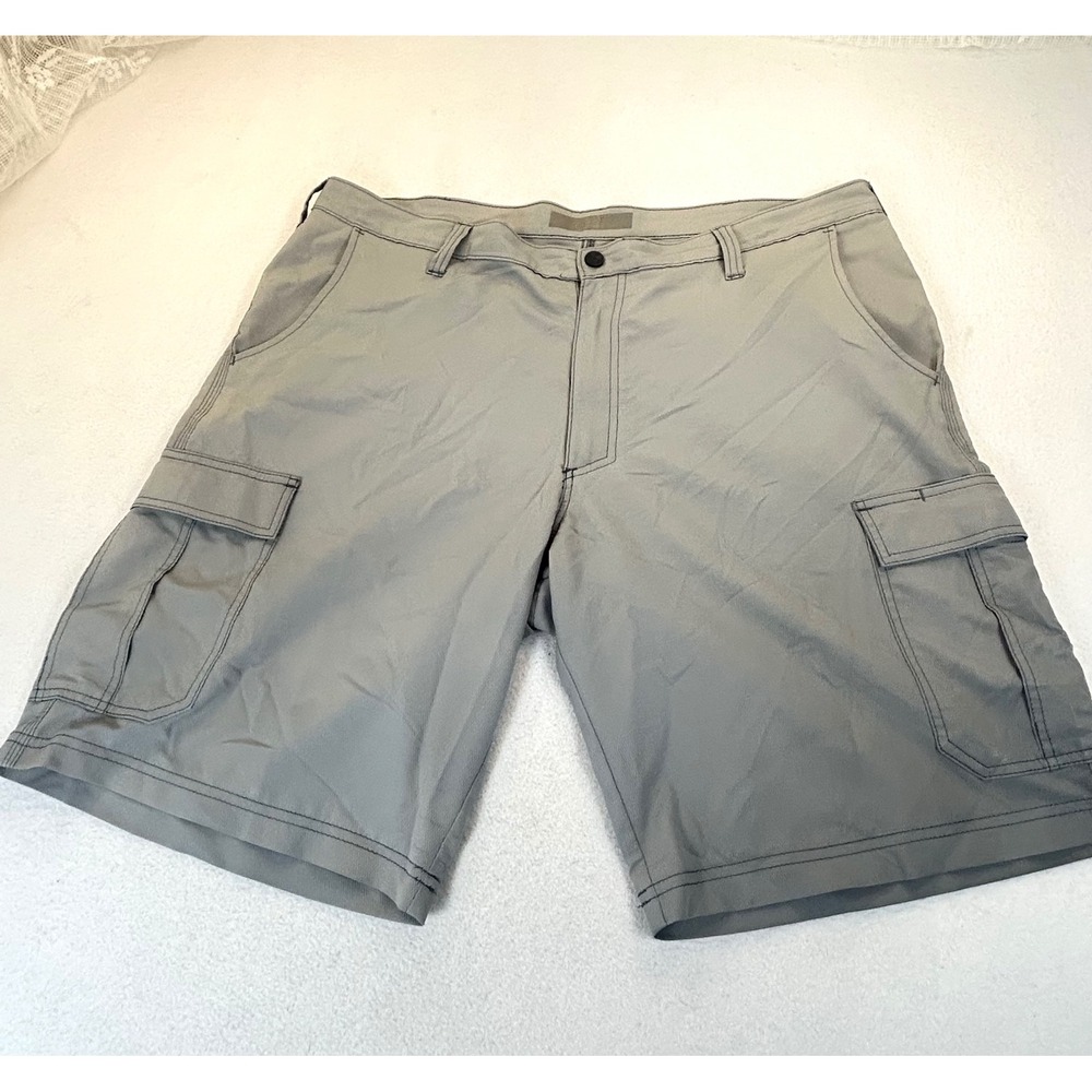Lee Cargo Shorts Men 40 Gray Gorpcore